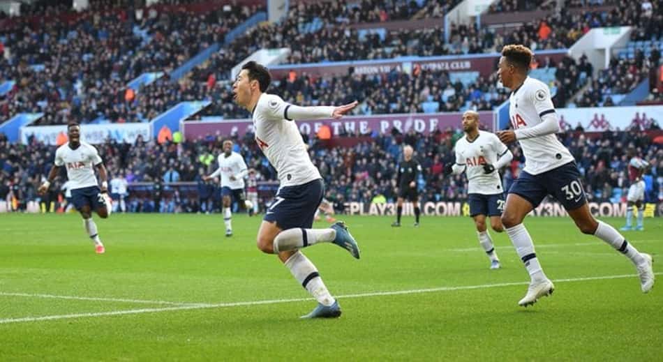 Son marca no fim e Tottenham derrota o Aston Villa de virada