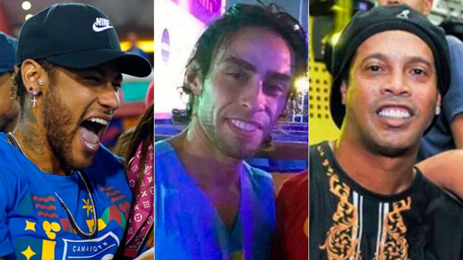 Montagem - Neymar, Valdivia e Ronaldinho