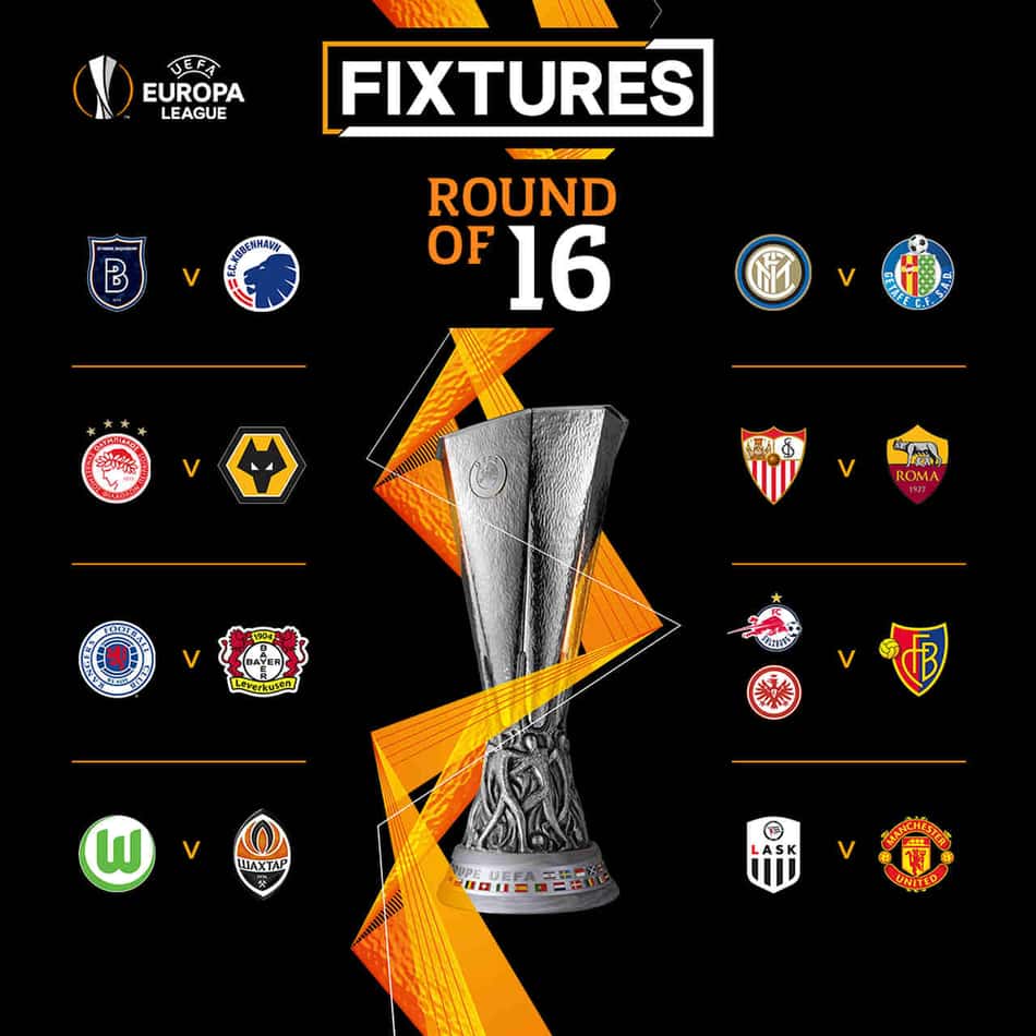 Sorteio define oitavas da Liga Europa com jogos entre italianos e espanhóis