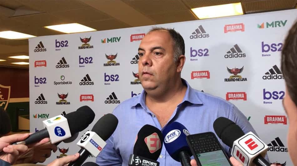 Marcos Braz, sobre vitória do Fla no fim do jogo: 'Lembrei da Liberta'