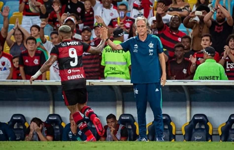 Após goleada com maioria reserva, Jorge Jesus exalta elenco do Flamengo: 'Confiamos neles'