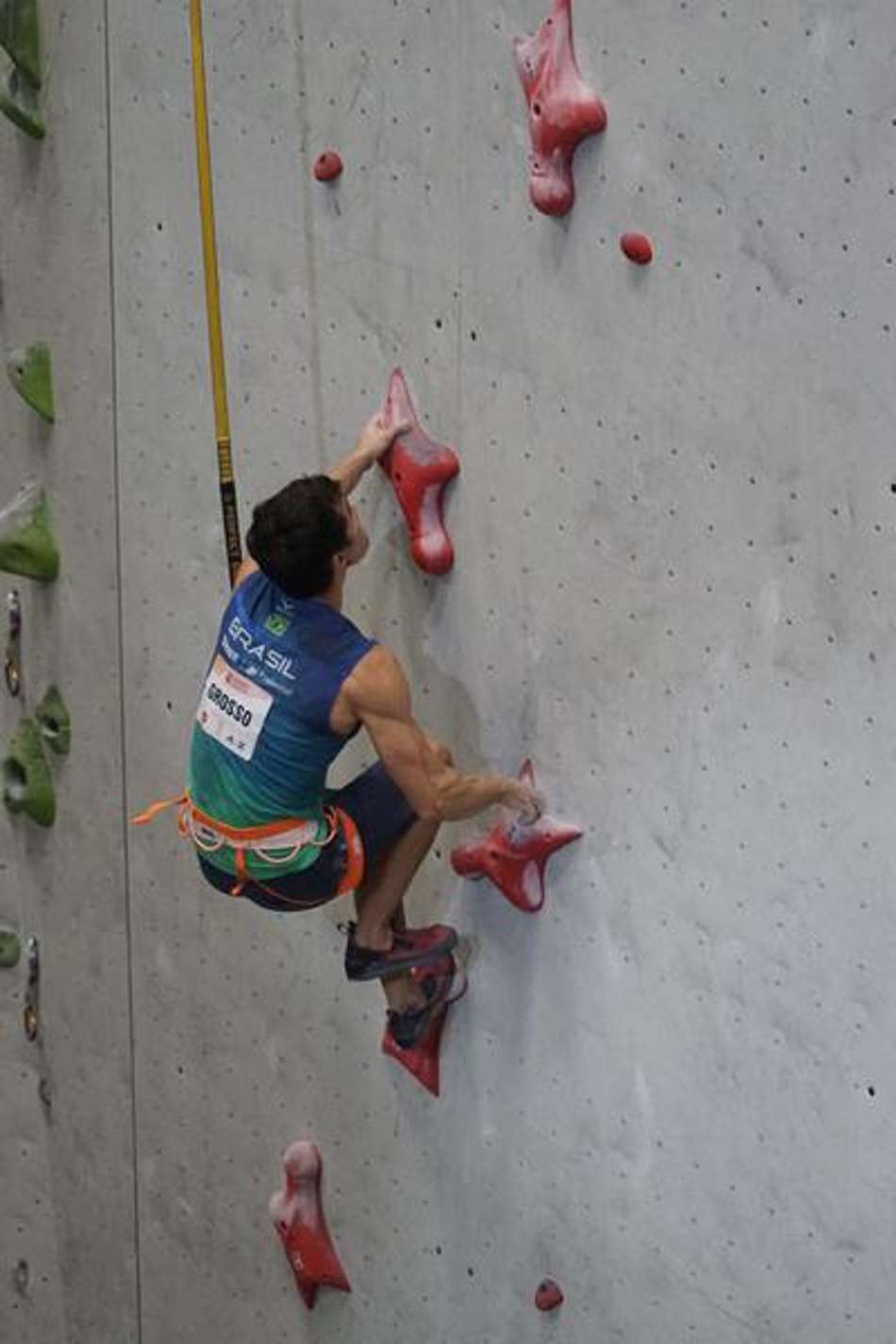 Brasileiro termina o Pan de escalada em sétimo e fica fora de Tóquio-2020