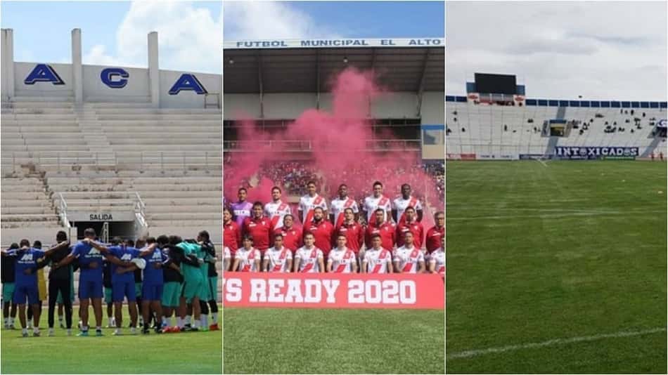 Montagem - Estádios Altitude
