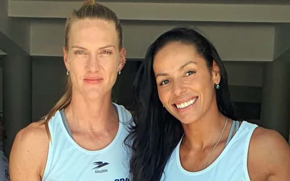 Campeãs olímpicas Mari e Paula estreiam dupla no vôlei de praia