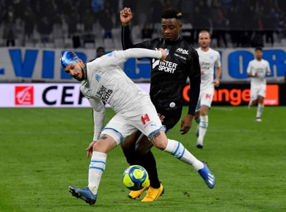 OM marca dois, mas sofre empate do Amiens nos acréscimos da partida