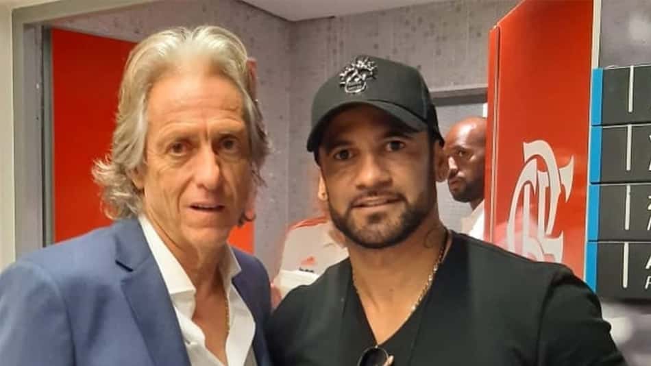 Treinado por Jorge Jesus, ex-BBB Hadson lembra elogio recebido: 'Lateral que todo time quer'
