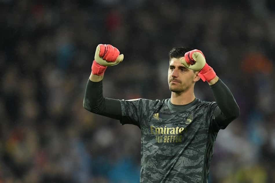 Courtois é dúvida para confronto com o Manchester City na Champions