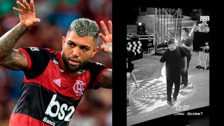 Após golear na Libertadores, Gabigol passa a madruga assistindo BBB