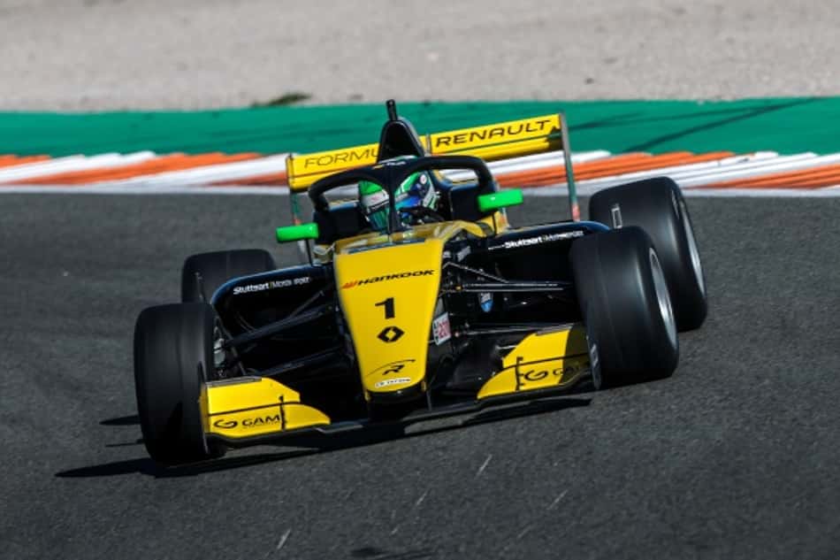 Caio Collet lidera testes da F-Renault Eurocup em Valência