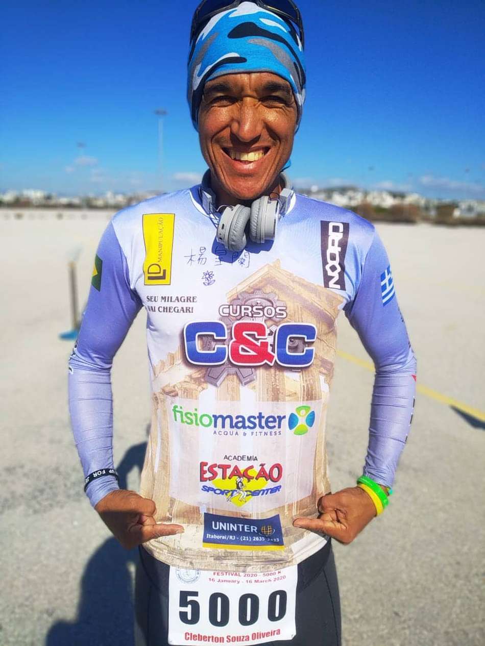 Brasileiro é único sul-americano disputando corrida de 5 mil quilômetros na Grécia