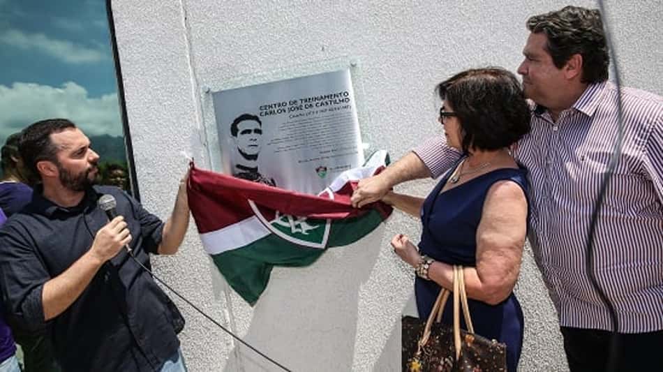 Fluminense inaugura placa em homenagem a Carlos Castilho