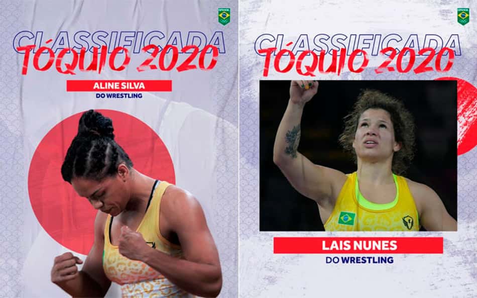 Aline Silva e Lais Nunes conquistam vaga em Tóquio-2020 no wrestling