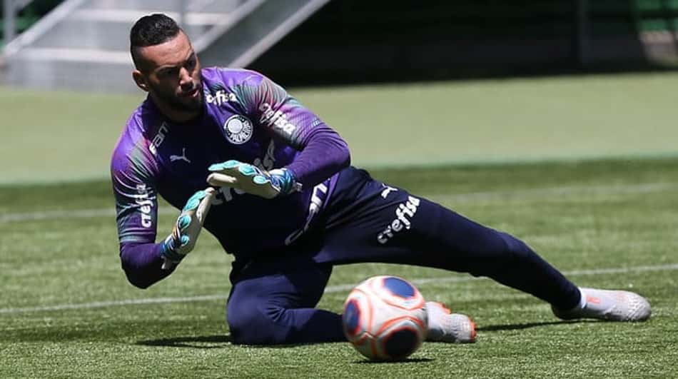 Goleiro do Verdão, Weverton aprova pausa: 'Sem saúde, não tem jogo'