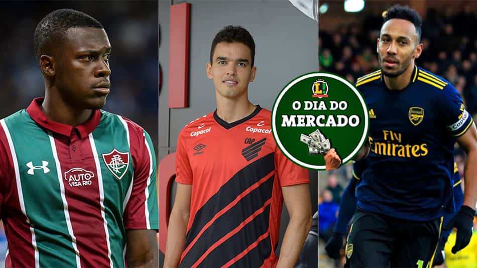 O dia do mercado: Flu renova com zagueiro, colombiano no Furacão e United de olho em Aubameyang