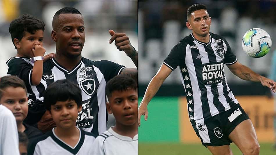 Números indicam disputa equilibrada na lateral esquerda do Botafogo