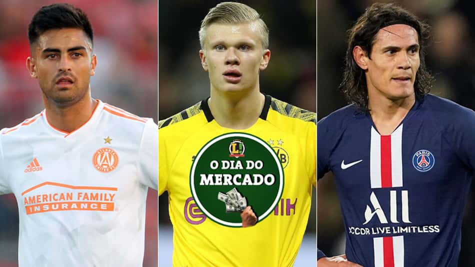 A manhã do mercado: Pity Martínez quer voltar ao River, Real foca em Haaland, Cavani pode jogar na Argentina…
