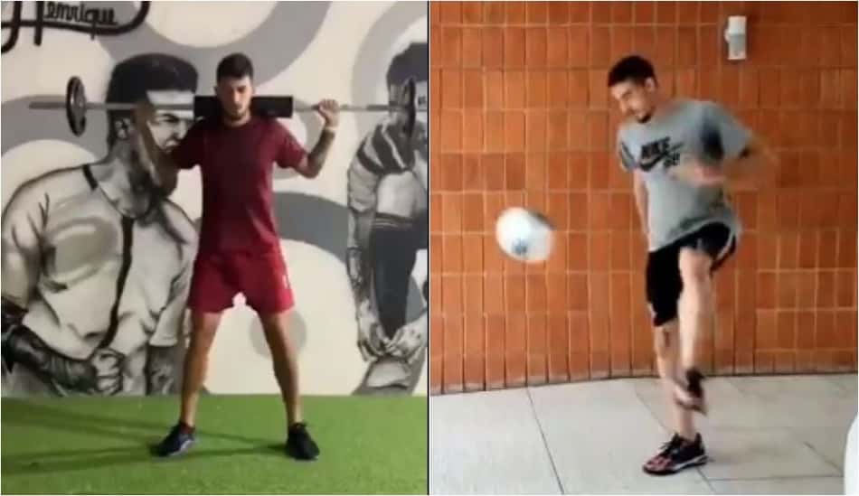 Corinthians divulga imagens de seus atletas treinando durante isolamento