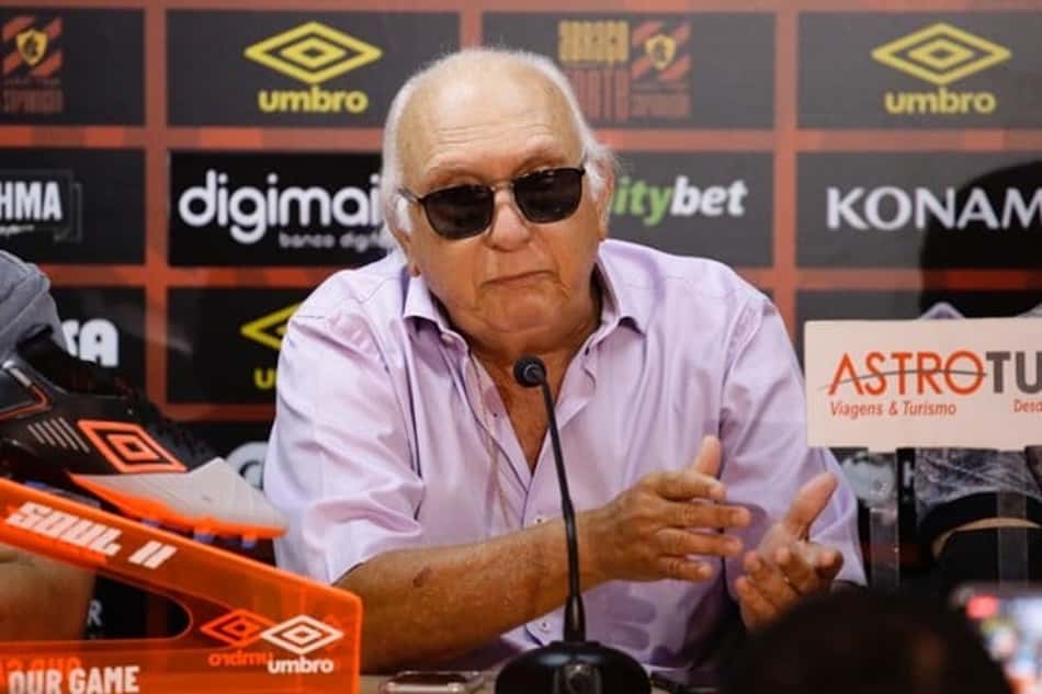 'É um momento de areia movediça', classifica presidente do Sport sobre situação financeira com paralisação