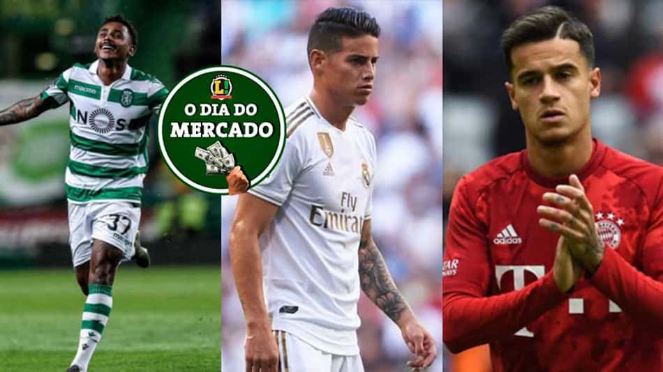 O dia do mercado: Wendel pode ser negociado, James vira moeda de troca e empresário revela desejo de Coutinho