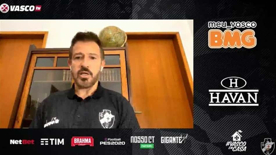 Vasco inova com lives em período sem jogos e promete novas ações por engajamento da torcida