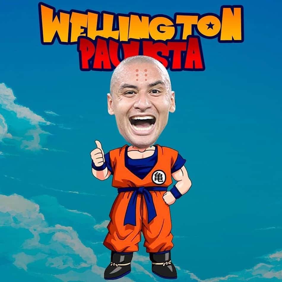 Com alusão a personagem de "Dragon Ball", Fortaleza parabeniza Wellington Paulista