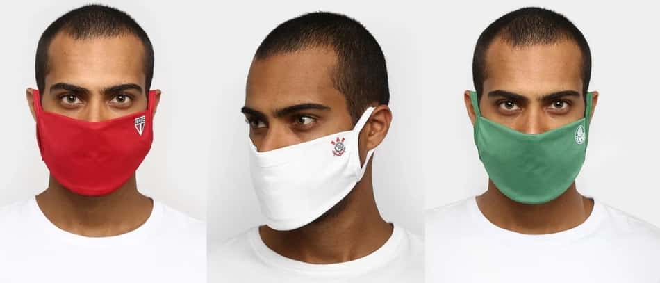 São Paulo, Corinthians e Palmeiras vendem máscaras de proteção
