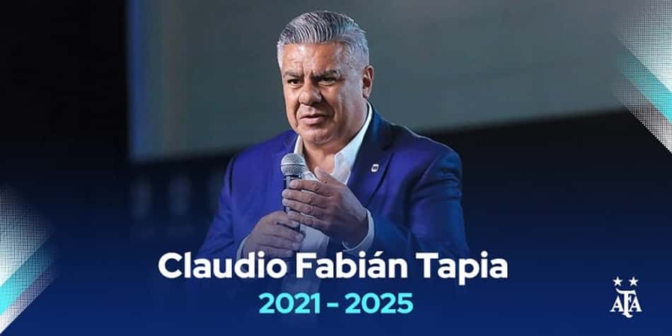 Claudio Tapia é reeleito presidente da AFA por mais cinco anos