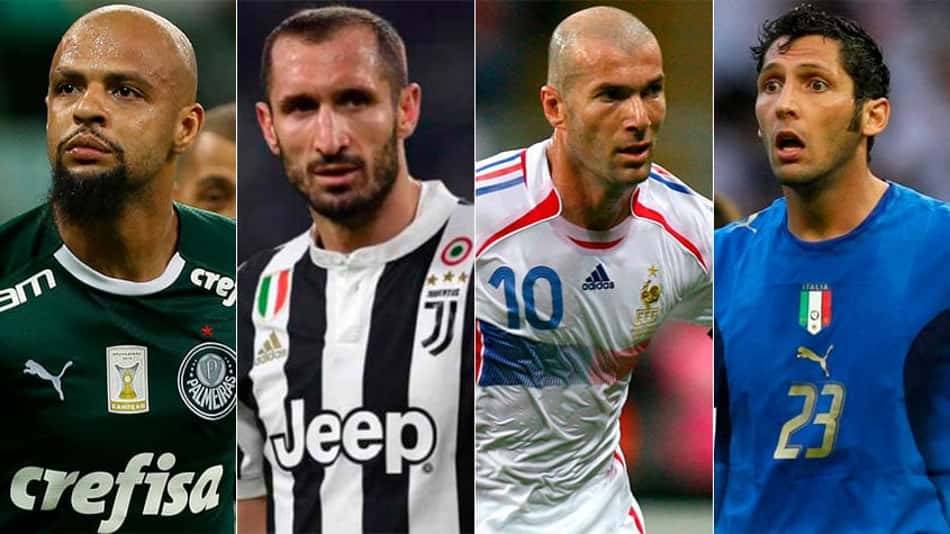 Felipe Melo e Chiellini foi a última! Veja "tretas" entre personagens do futebol