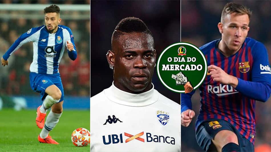 O dia do mercado: Alex Telles no PSG, Balotelli pode jogar no Brasil, Arthur define seu destino…