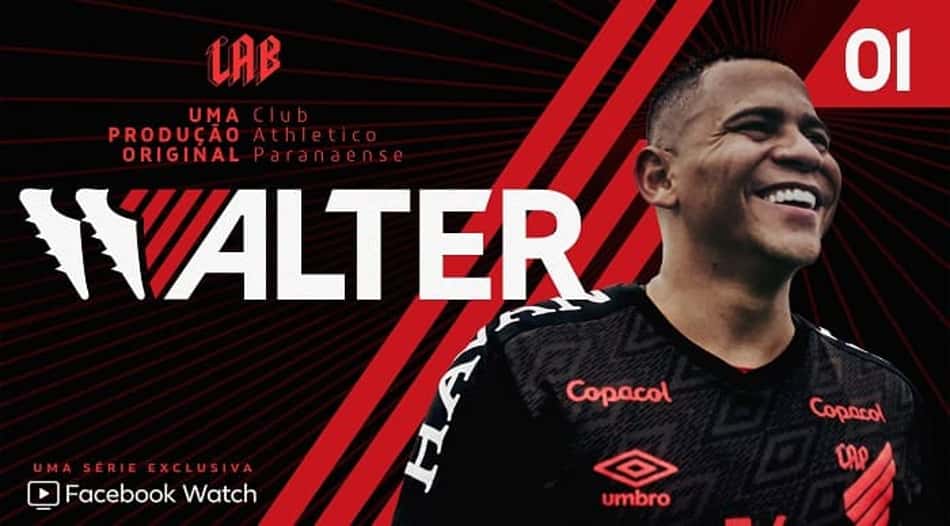 Athletico-PR inicia série sobre volta aos gramados de atacante Walter