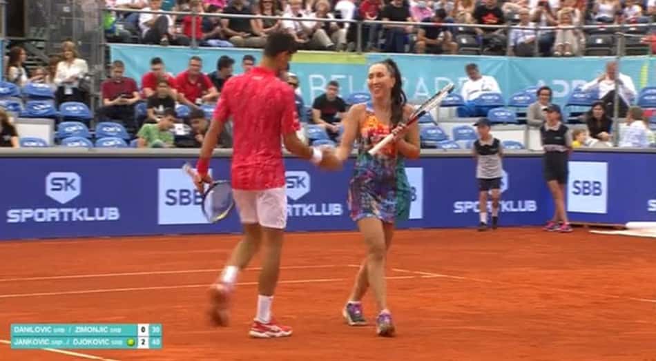 Jankovic deixa portas abertas para retorno após exibição com Djokovic