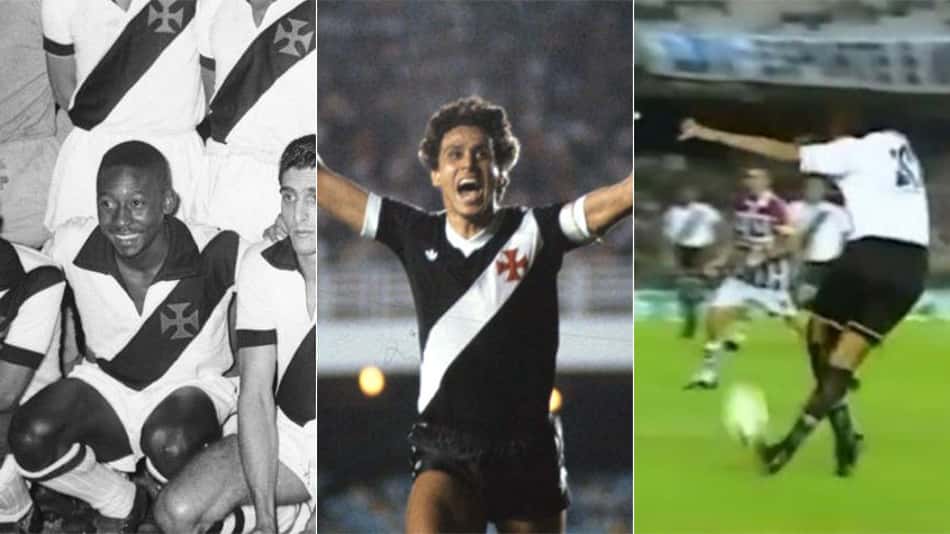 Montagem Vasco - Pelé, Dinamite e Letra Leo Lima