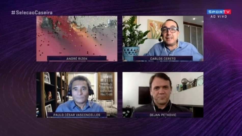 Com problemas na internet, Rizek deixa o Seleção e é substituído por Cereto: 'Pagou a conta'