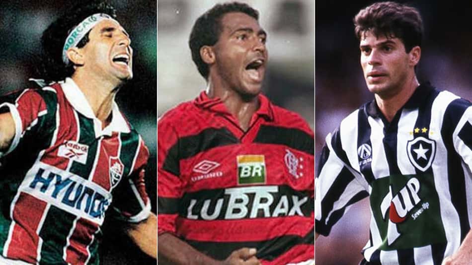 Renato, Romário e Túlio: livro-reportagem narra disputa de artilheiros no Carioca de 1995