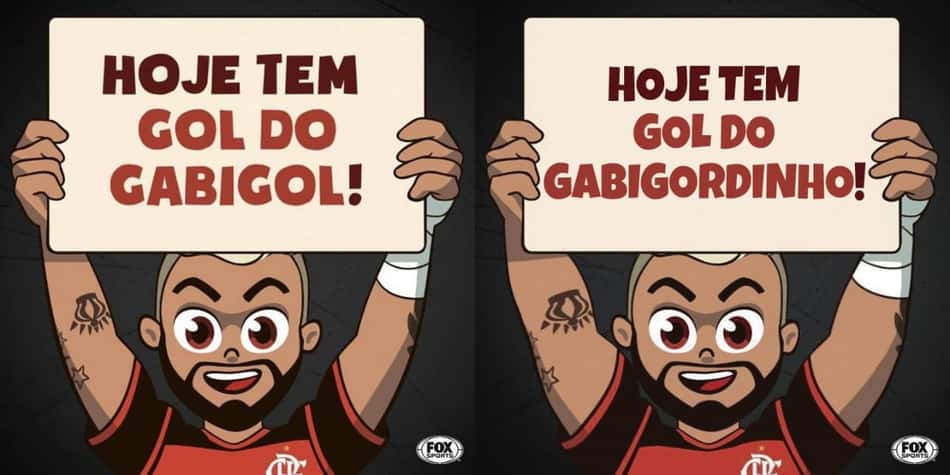 Sósia 'imita' personagem kids do Gabigol
