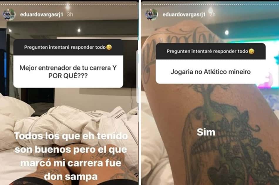 Vargas foi simpático e deixou aberta a chance de vestir a camisa alvinegra