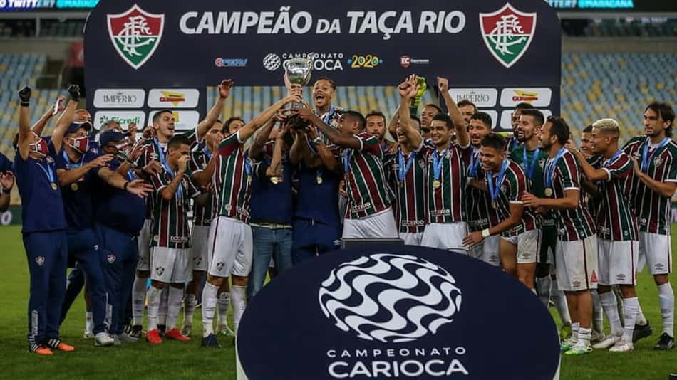VÍDEO: Veja a festa do Fluminense na conquista da Taça Rio