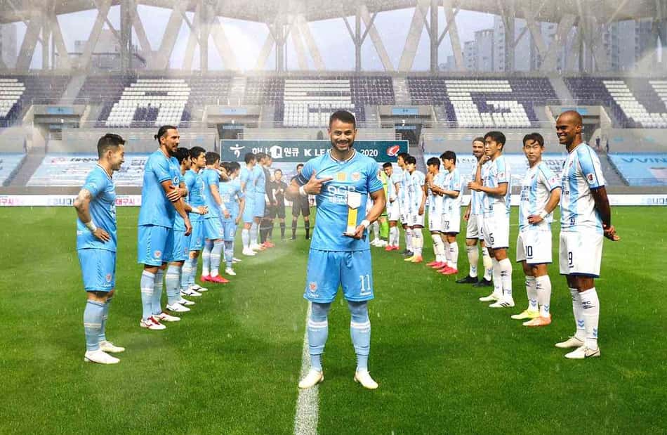 Meia-atacante Cesinha marca e Daegu FC mantém invencibilidade na K-League