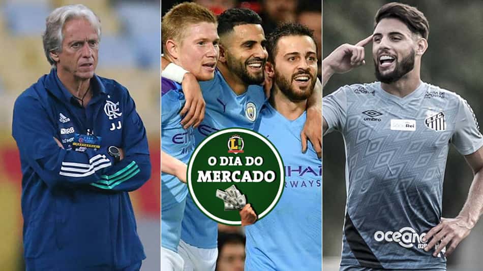 Manhã do Mercado: Futuro de Jesus, Barcelona quer fera do City, adeus no Santos…