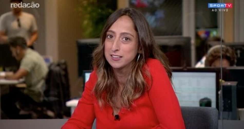 Comentarista Renata Mendonça comemora estreia em transmissão da TV Globo