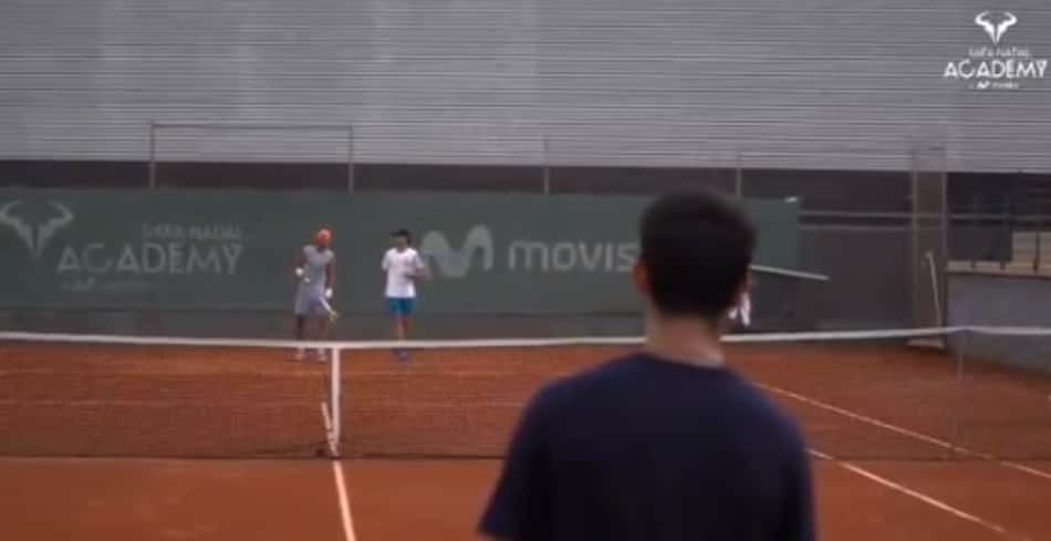 Nadal com Daniel Rincon
