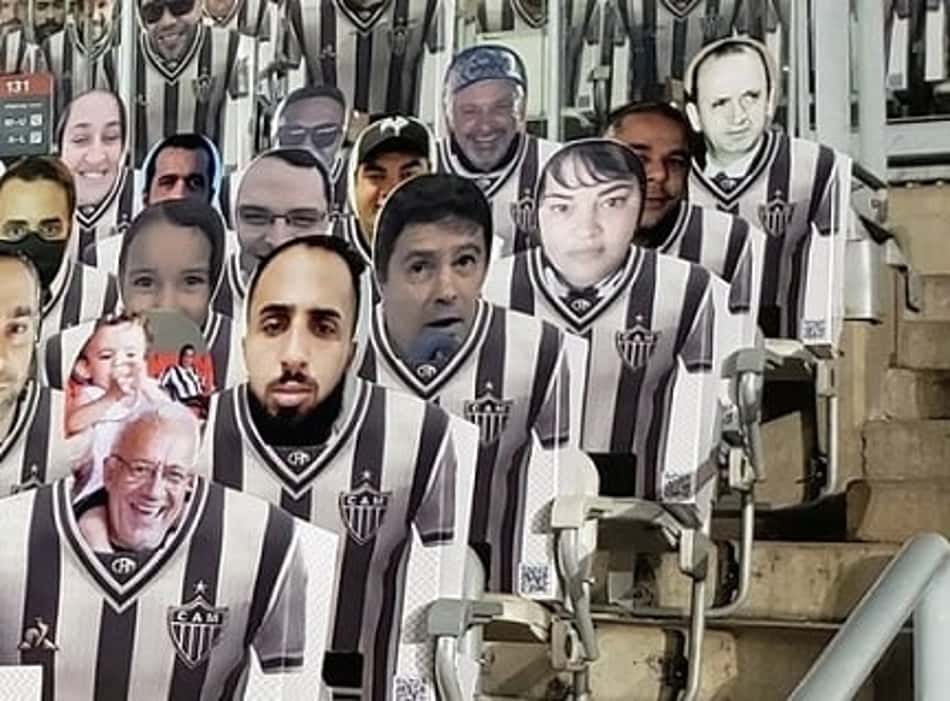 Itair Machado 'vira torcedor' do Galo no jogo contra o Patrocinense