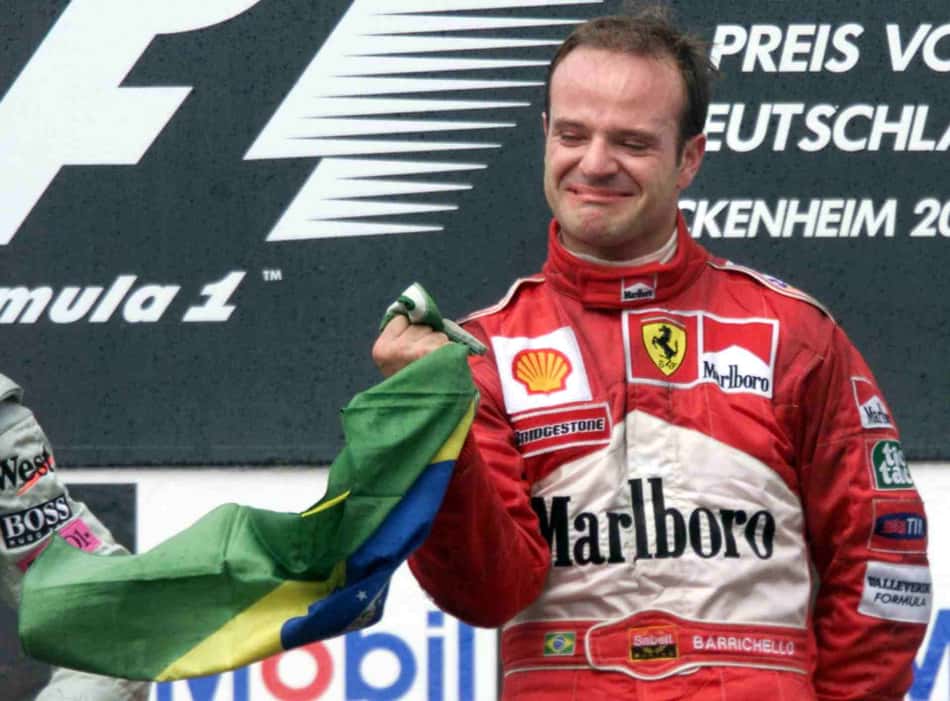 Hockenheim foi palco da histórica primeira vitória de Rubens Barrichello na Fórmula 1, em 2000 (Foto: AFP)