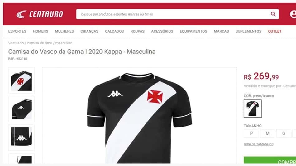 #BoicotaCentauro: Torcida do Vasco se revolta com loja que vazou novas camisas; Empresa responde ao L!