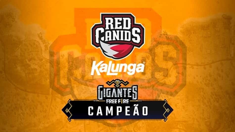 Com RED Canids Kalunga, Brasil é campeão do Gigantes Free Fire