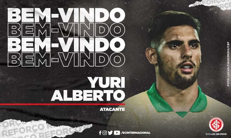 Yuri Alberto é, oficialmente, reforço do Internacional