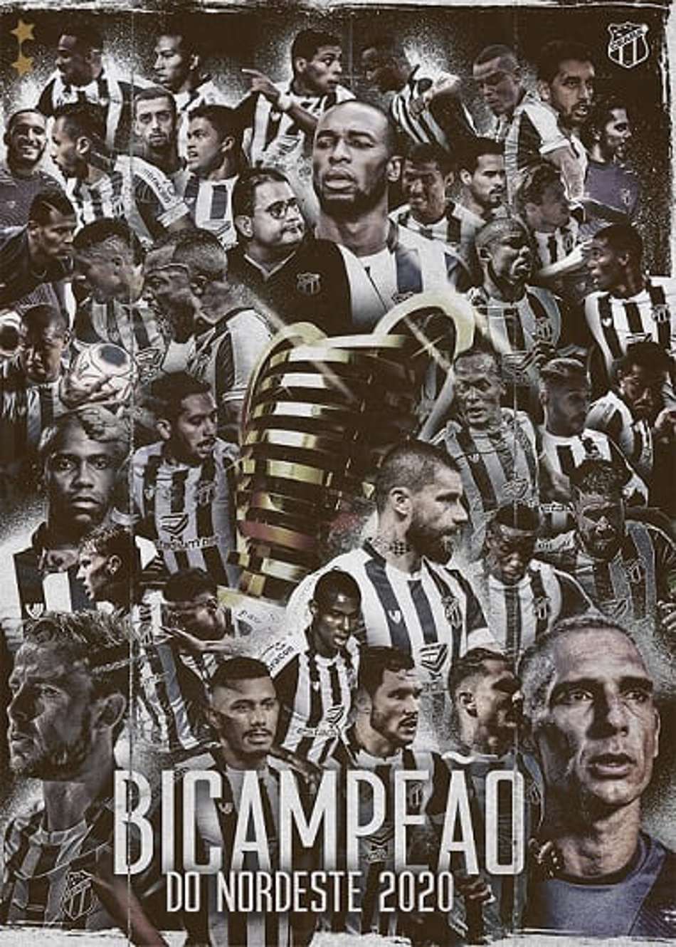 VÍDEO: Festa Alvinegra! Jogadores do Ceará levantam o troféu do Nordestão