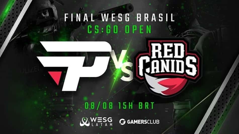 CS:GO: Red Canids e paiN Gaming disputam a final brasileira do WESG Latam