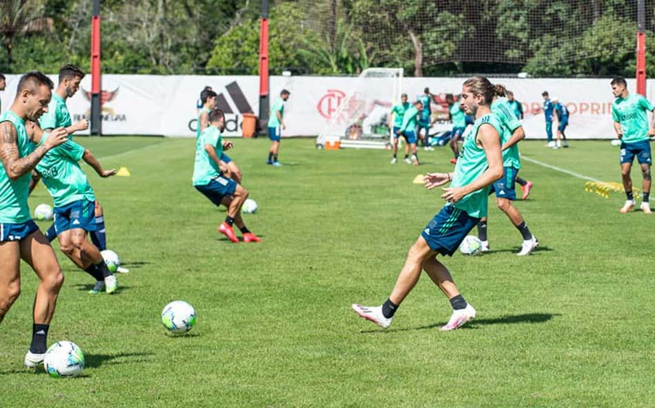 Veja a preparação do Flamengo para o jogo contra o Grêmio no Brasileirão