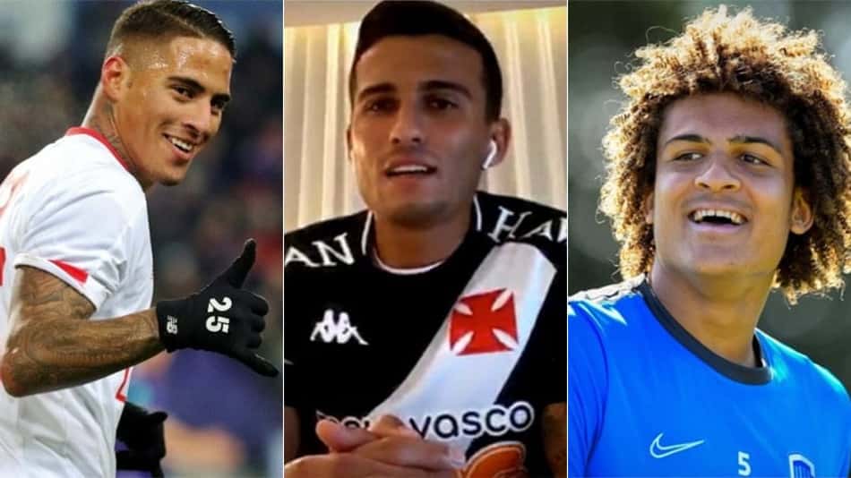 Montagem Vasco - Carlinhos, Guilherme Parede e Neto Borges